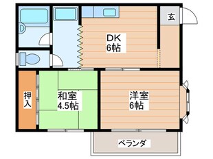 平田マンションの物件間取画像